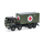 HERPA 747219-002 Iveco Trakker 8x8 der Bundeswehr mit 20-ft.-Container in olivgrüner Lackierung als detailreiches H0-Militärmodell.