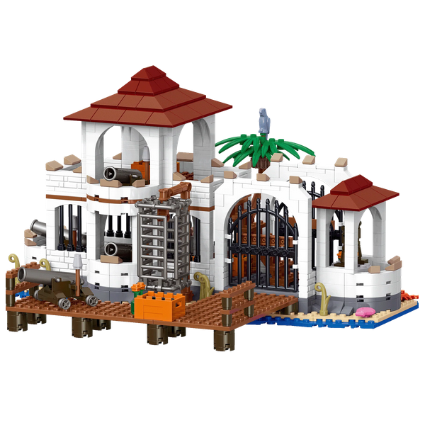 BRIXIES 222309 Plus Insel mit Verließ / Island with dungeon