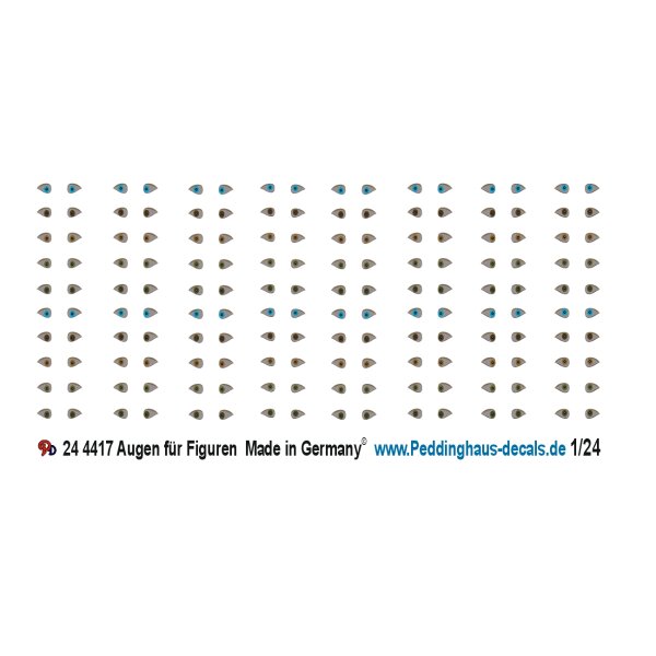 Peddinghaus-Decals 1/24 4417 Augen für Figuren