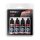 Vallejo 77254 Farb-Set, True Metallic Metal, Rubinrot, 4x18 ml