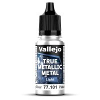 Vallejo 77101 True Metallic Metal Light, Sterlingsilber,...