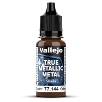 Vallejo 77144 True Metallic Metal Shade, Antikes Kupfer,...
