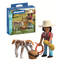 PLAYMOBIL 72026 DuoPack Reiterin mit Fohlen