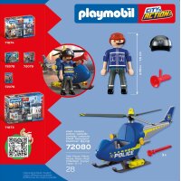 PLAYMOBIL 72080 City Action - Polizeihelikopter