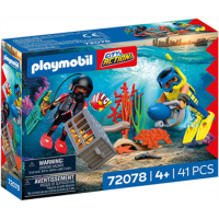 PLAYMOBIL 72078 City Action - Polizeitaucher mit Schatz