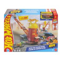 MATTEL JHL95 Hot Wheels City Super Feuerwehrwache
