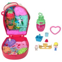 MATTEL JKC47 Polly Pocket Erdbeerhäschen Schatulle