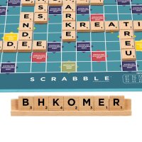 MATTEL JGR62 Scrabble Original Holz “2 in 1” (D)
