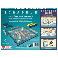 MATTEL JGR62 Scrabble Original Holz “2 in 1” (D)