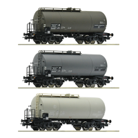 ROCO 76015 - 3-tlg. Set: Kesselwagen, DRG