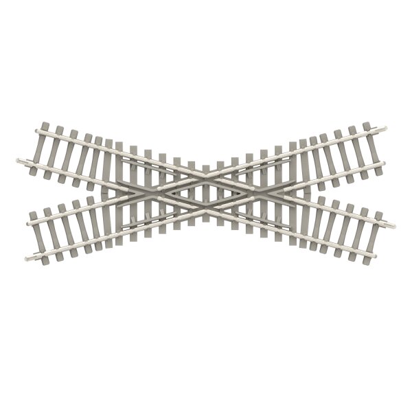 MINITRIX T14558 Kreuzung 30 Grad mit Betonschwellen Spur N