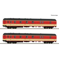 ROCO 6200180 2-tlg. Set: Bahnpostwagen...