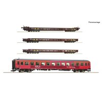 ROCO 6600042 4-tlg. Set: Rollende Landstraße -...