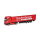 HERPA 321334 Mercedes-Benz Actros L ProCabin Gigaspace Gardinenplanen-Sattelzug "Quehenberger" (A)
