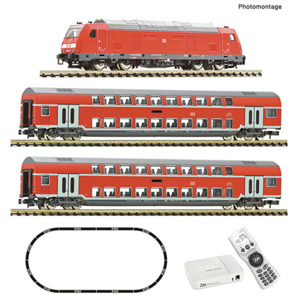 Fleischmann Z21 Startset Spur N BR 245 Digital Modellbahn Set