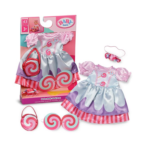 Zapf 839706 BABY born Bonbon-Outfit 43cm