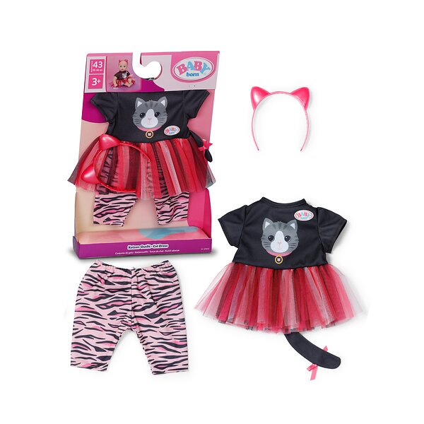 Zapf 839690 BABY born Katzen-Outfit 43cm