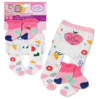 Zapf 839485 BABY born Strumpfhose & Socken 2sort 43cm