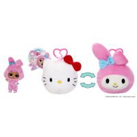 MGA 249962 L.O.L. Surprise Loves Hello Kitty Reversible Plush Surprise sortiert