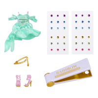 MGA 597827 Rainbow High Be Dazzling Fashion Dolls- Celine Turquoise (Teal)