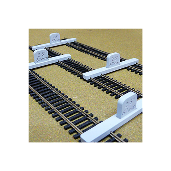 Proses PPT-HO-02 Parallelgleislehre Baugr. H0/00, 4 x 67mm