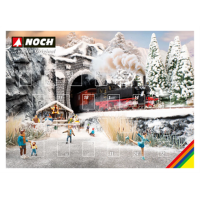 NOCH 15999 Figuren-Adventskalender mit 24 detailreich...