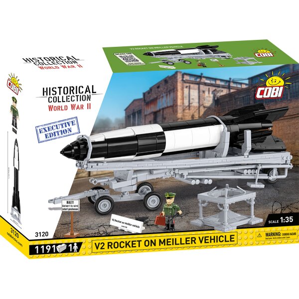 COBI 3120 Historische Modelle V2 ROCKET&TRANSPORTER EXECUTIVE EDITION