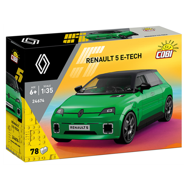 COBI 24674 RENAULT 5 E-TECH GREEN