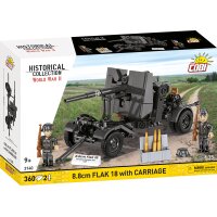 COBI 3140 Zweiter Weltkrieg 8.8CM FLAK WITH CARRIAGE