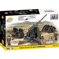 COBI 3140 Zweiter Weltkrieg 8.8CM FLAK WITH CARRIAGE