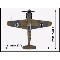 COBI 5873 Historische Modelle MESSERSCHMITT BF-109F