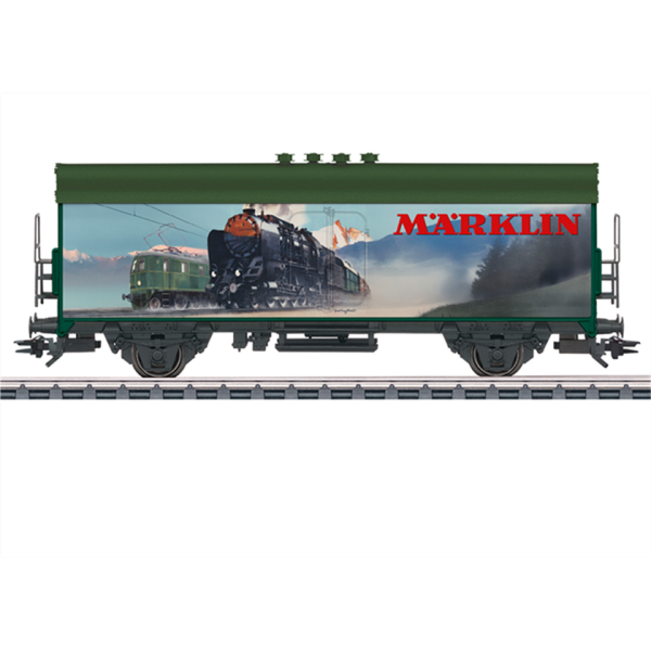 Märklin 045909 Katalogwagen 1938 Kühlwagen mit E18 und BBÖ 214 Motiv