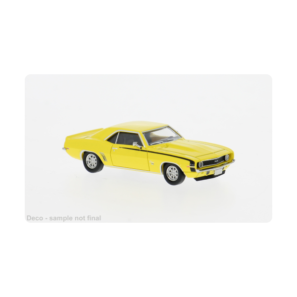 BREKINA BRE18377 Chevrolet Camaro, gelb, 1969, 1:87