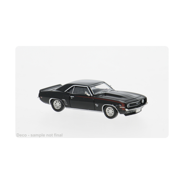 BREKINA BRE18378 Chevrolet Camaro, schwarz, 1969, 1:87