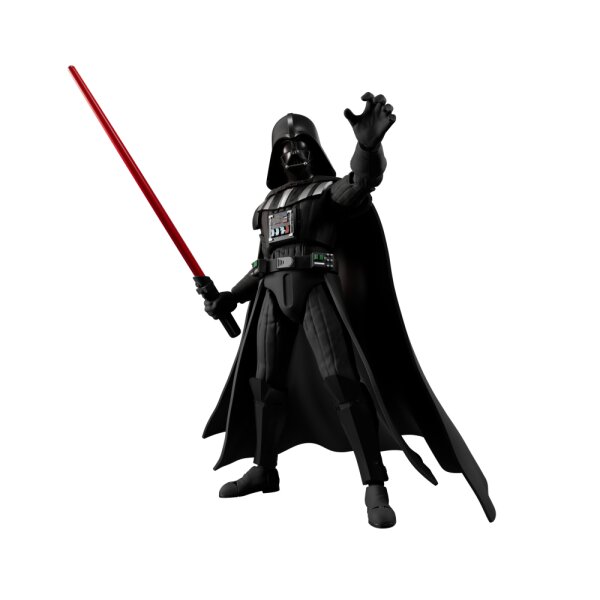 Dickie Toys 201122025 Blokees Star Wars Darth Vader Champion Class Modellbausatz mit schwarzer Sith-Rüstung, austauschbaren Händen, anpassbaren Effektteilen und Display-Base.
