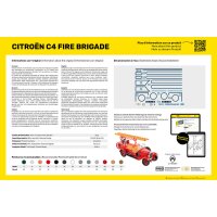 Heller 80733 Citroën C4 Fire Brigade 1:24 Modellbausatz