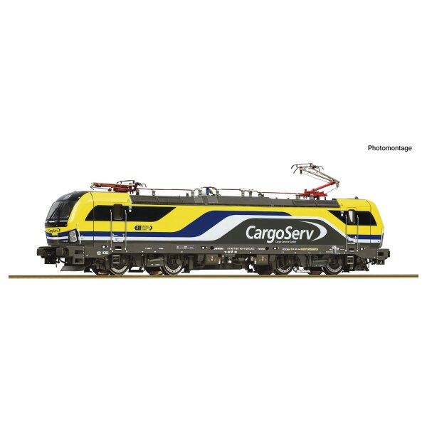 ROCO 7510267 Elektrolokomotive 7193 601-0 CargoServ Siemens Vectron AC DCC Sound Spur H0.