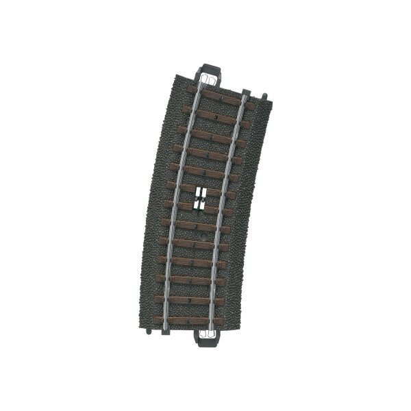 MÄRKLIN (024194) Schaltgleis geb. r360 mm,15 G