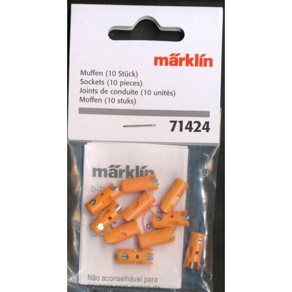 MÄRKLIN (071424) Muffe orange (Inh.10 Stück)