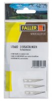 FALLER (170682) 3 Ersatzklingen für Bastelmesser