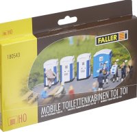 FALLER (180543) Mobile Toilettenkabinen TOI TOI