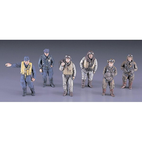 Hasegawa  (636007) 1/48 WWII Piloten-Figuren