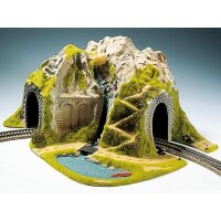 NOCH ( 05170 ) Ecktunnel 1-gleisig, gebogen, 41 x 37 cm H0