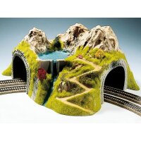 NOCH ( 05180 ) Ecktunnel 2-gleisig, gebogen, 43 x 41 cm H0