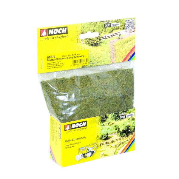 NOCH ( 07073 ) Master-Grasmischung Kuhweide, 2,5 bis 6 mm G,0,H0,TT