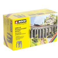 NOCH ( 58665 ) Bruchstein-Viadukt, gebogen H0