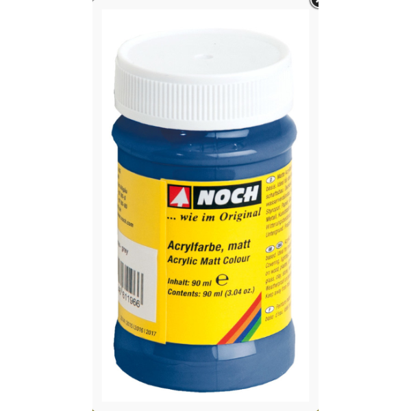 NOCH ( 61188 ) Acrylfarbe, matt, blau G,0,H0,H0E,H0M,TT,N,Z