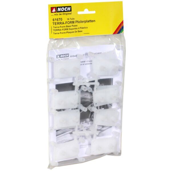 NOCH ( 61670 ) Pfeiler-Platten G,0,H0,H0E,H0M,TT,N,Z