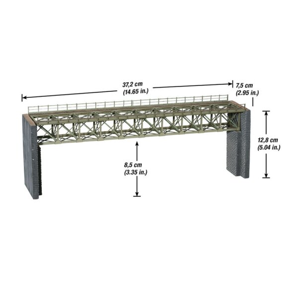 NOCH 67020 Stahl Bruecke H0 Laser Cut Bausatz