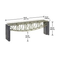 NOCH 67027 Fischbauch Bruecke H0 Laser Cut Bausatz